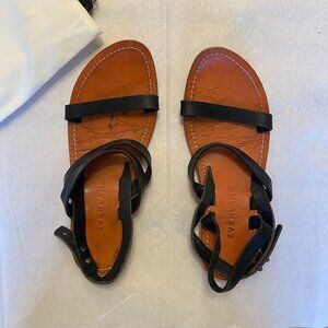Everlane Italian Slingback Sandal - Black/Brown - Women's size 6.5